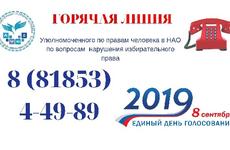 В Ненецком округе начала работу «горячая линия» по вопросам соблюдения избирательного права