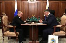 Владимир Путин провёл рабочую встречу с губернатором Ставропольского края