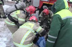 В Татарстане в пожаре чуть не погибла охранница магазина