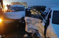 МВД по Адыгее: в результате крупной аварии на автодороге М-4 «Дон» погибли 2 человека