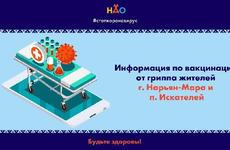 В Ненецком округе продолжается иммунизация населения против гриппа
