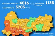 В Вологодской области у 69 пациентов выявили коронавирус