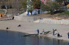 В Комсомольском озере в Ставрополе неизвестные поставили сети