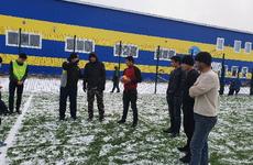 Летом – футбол, зимой – хоккей. В посёлке Красное обустроили спортивное поле