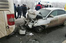 Пять человек пострадали в ДТП с автобусом под Волгоградом