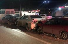Три человека пострадали в массовой аварии на Ставрополье