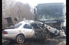 В Кемеровской области три человека погибли в ДТП с междугородним автобусом