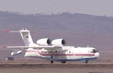 Для тушения пожаров в Забайкалье задействовали спецборт Бе-200ЧС