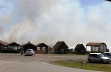Пожар на бахче Пономаревых удалось потушить
