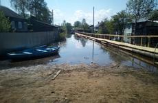 Дороги в микрорайоне Лесозавод освобождаются от воды