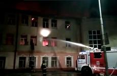 Крупный пожар произошел в Доме культуры города Гусь-Хрустальный
