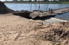 В Ленинском районе восстанавливают водную переправу