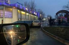 Трамвай попал в ДТП в Таганроге