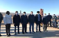 Игорь Кобзев открыл отремонтированную дорогу в село Борохал Осинского района.