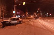 В Волгограде попавшая в ДТП "Деу Нексия" сбила водителя