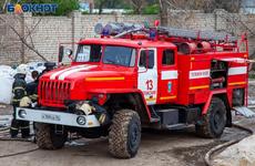 Кирпичный дом полыхал в Волжском: известна причина пожара
