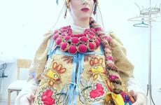 Экстравагантная Снегурочка Татьяна Чернявская в конкурсе «Шопинг в Торгушке»