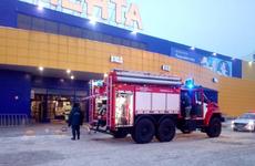 Еще один гипермаркет "Лента" загорелся в Томске