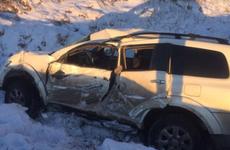 Грузовой поезд снес Mitsubishi Pajero в Воронежской области