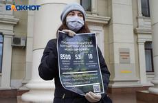 В Волгограде прошли одиночные пикеты в защиту Волго-Ахтубинской поймы