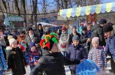 В Ставрополе сожгли чучело Масленицы
