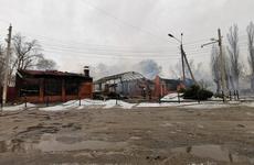 Ночной пожар уничтожил развлекательный центр в Урюпинске