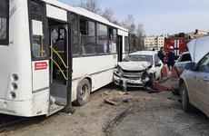 Авария с 12 машинами случилась в Рязани