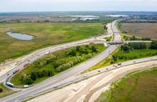 Участок Южного подъезда к Ростову сузили до двух полос