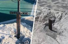 Вандалы второй раз сломали железноводский меч Бештау