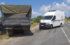 В Волгоградской области «Камаз» врезался в машину скорой помощи