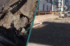 Дорожные службы ликвидировали два крупных провала на центральных магистралях Ростова