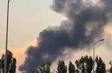 В Волжском тушат пожар на трансформаторной подстанции