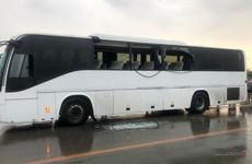 В Волгоградской области грузовик наехал на автобус, ранены пассажиры