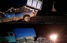 Под Волгоградом 20-летний водитель "девятки" столкнулся грузовиком