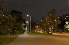 На улице Олеко Дундича в 3 раза увеличили количество светильников
