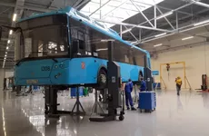 Петербургский автопарк реконструировали для автобусов на газе