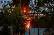 Ранним утром в Волгоградской области из-за замыкания сгорел дом