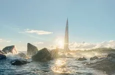 Общественное пространство с зеленью и велодорожками откроют у «Лахта Центра»