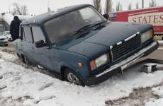 Водитель «семёрки» разбился на Левом берегу в Воронеже