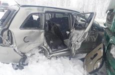 Двое мужчин погибли в столкновении компактвэна и грузовика под Воронежем
