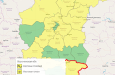 В Воронежской области из-за густого тумана объявили жёлтый уровень опасности