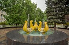 В Ростове волонтеры отреставрируют фонтан «Лиры» на Пушкинской