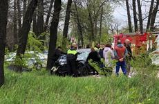 Пьяный водитель снёс автобусную остановку в Воронежской области