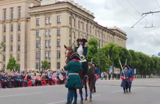 Петр I прокатился на лошади по центру Воронежа