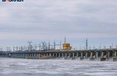 Волжская гидроэлектростанция перешла на малые обороты