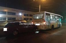 В Ставрополе при столкновении автобуса и иномарки пострадал 1 человек