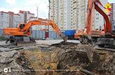 Место аварии, лишившей воды добрую часть Коминтерновского района, показали на фото