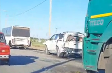 Отвалившееся колесо спровоцировало ДТП на трассе в Волгоградской области